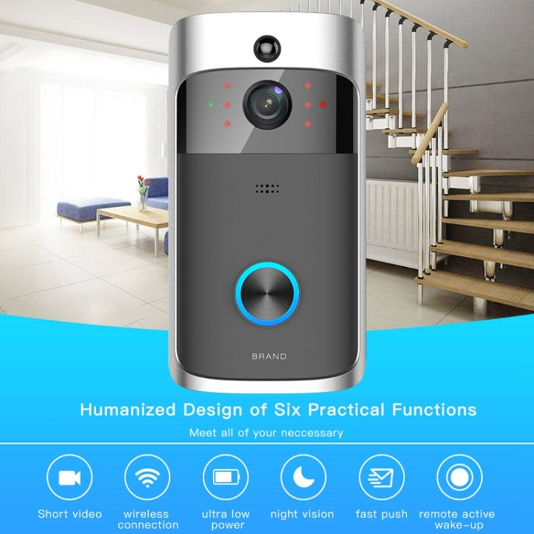M3 720P Smart WIFI Ultra Low Power Video Visual Doorbell,Support Mobile Phone Remote Monitoring & Night Vision, Without Ding Dong Version M3 720P Smart WIFI Ultra Low Power Video Visual Doorbell,Support Mobile Phone Remote Monitoring & Night Vision, Without Ding Dong Version
